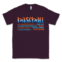 Plum vintage baseball Classic Tee - Artiststas