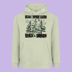 I Like Them Real Thick And Sprucy Heavyweight Hoodie Designed By Fadigitalartstudio