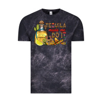 Cloud Black tequila made me do it Vintage Tee - RanaPortraitStore