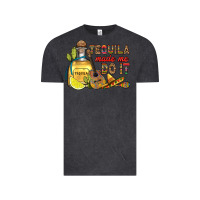 Vintage Black tequila made me do it Vintage Tee - RanaPortraitStore
