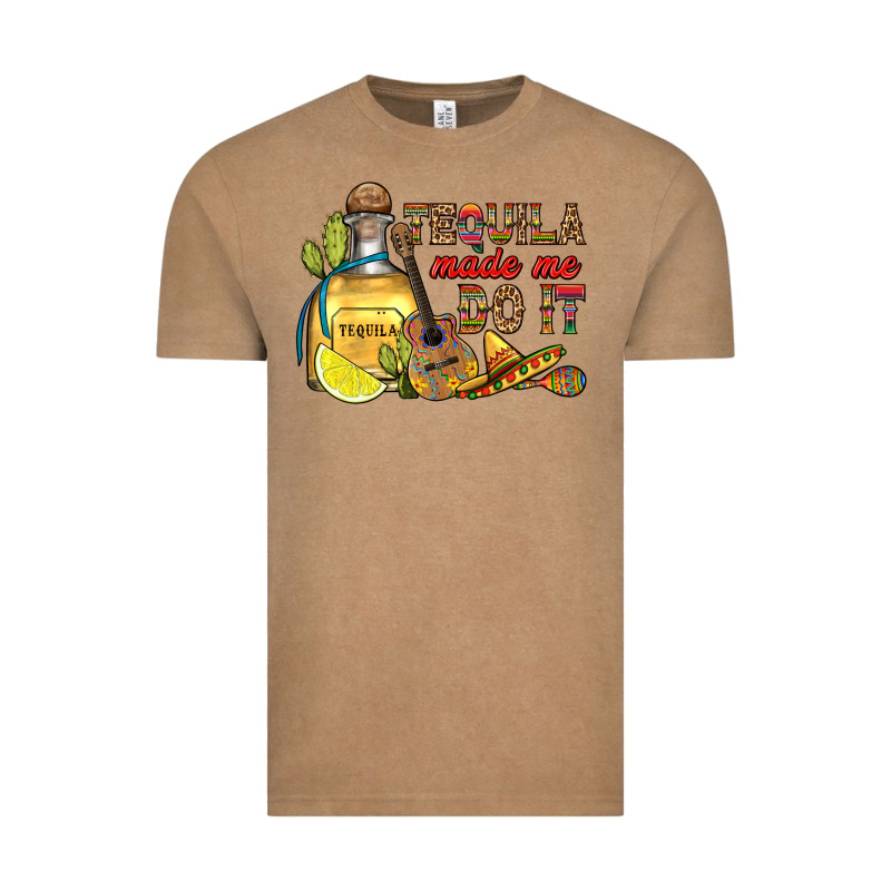Tequila Made Me Do It Vintage Tee by RanaPortraitStore | Teevron
