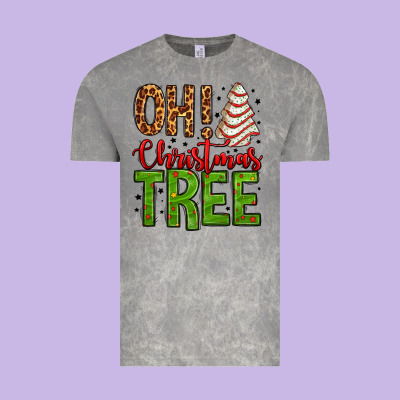 Oh Christmas Tree Cake Vintage Tee Designed By Jasminsmagicworld