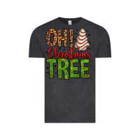 Vintage Black oh Christmas tree cake Vintage Tee - Jasminsmagicworld