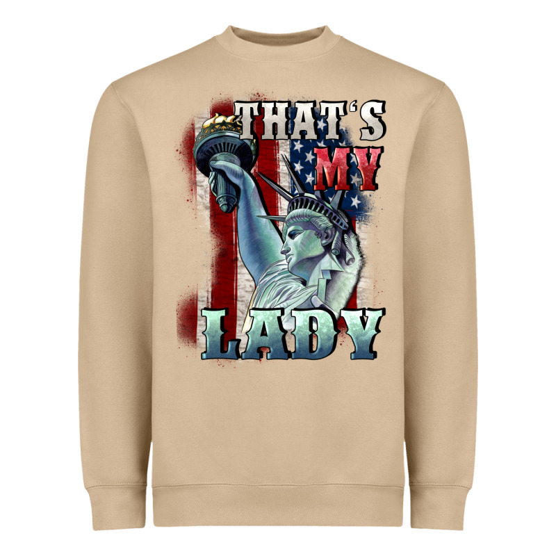 Thats My Lady Heavyweight Sweatshirt by CowGirlArtShop | Teevron