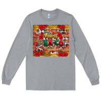 Heather Grey Viva Mexico Long Sleeve Tee - texasbilliewilder