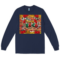 Navy Viva Mexico Long Sleeve Tee - texasbilliewilder