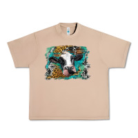 Burro holstein cow leopard and western background Urban Heavy Tee - BarkalooDesign