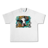 Lunar Rock holstein cow leopard and western background Urban Heavy Tee - BarkalooDesign