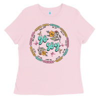 Bubblegum Pink yo soy inspiration Ladies Tee - MaliasSmallBusiness