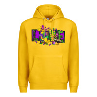 Lemon mardi gras love Premium Hoodie - FaDigitalArtStudio