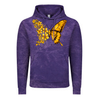 Cloud Purple childhood cancer butterfly Vintage Hoodie - Jasminsmagicworld