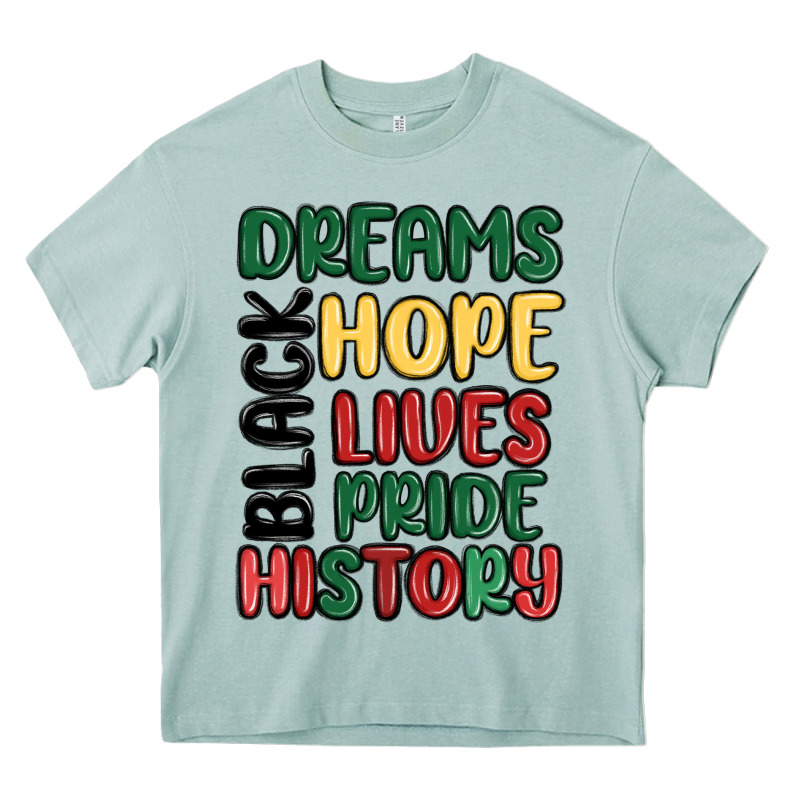 Dreams Hope Lives Pride Heavy Core Tee by MaliasSmallBusiness | Teevron