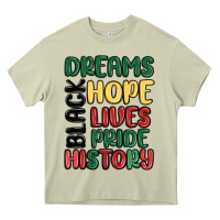 Mossy dreams hope lives pride Heavy Core Tee - MaliasSmallBusiness
