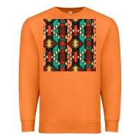 Carrot native american aztec seamless pattern Premium Sweatshirt - BundleAndBundleShop
