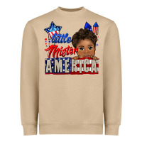 Mushroom little mister america black boy Heavyweight Sweatshirt - CowGirlArtShop