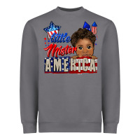 Storm little mister america black boy Heavyweight Sweatshirt - CowGirlArtShop
