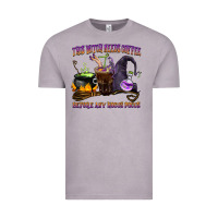 Vintage Zinc this witch needs coffee before any hocus pocus Vintage Tee - BarkalooDesign
