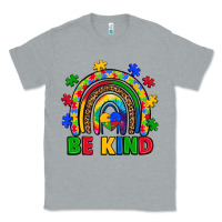 Heather Grey autism awareness rainbow Classic Tee - Artiststas