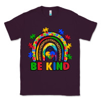Plum autism awareness rainbow Classic Tee - Artiststas