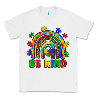 White autism awareness rainbow Classic Tee - Artiststas