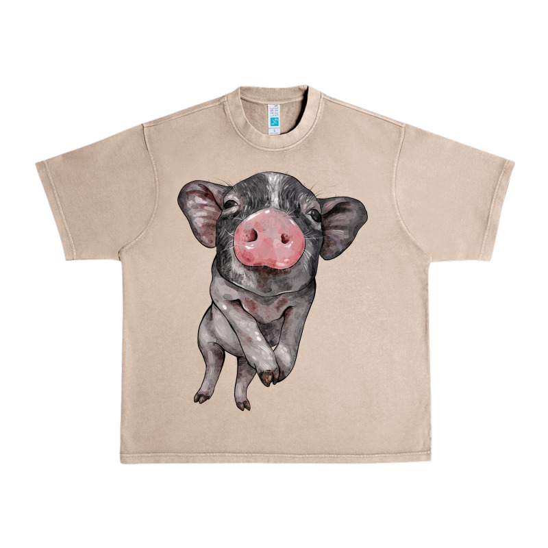 Baby Pig Urban Heavy Tee by BarkalooDesign | Teevron