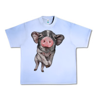 Grape Ice baby pig Urban Heavy Tee - BarkalooDesign