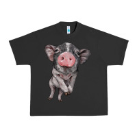 Pigment Black baby pig Urban Heavy Tee - BarkalooDesign