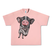 Salmon baby pig Urban Heavy Tee - BarkalooDesign