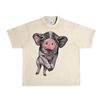 Sandshell baby pig Urban Heavy Tee - BarkalooDesign
