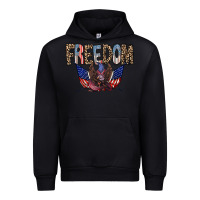 Black freedom Urban Hoodie - RacoonDesign