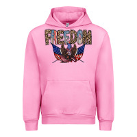 Fuchsia Pink freedom Urban Hoodie - RacoonDesign