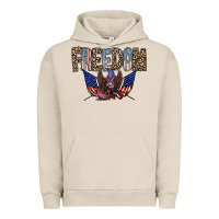 Pigment French Oak freedom Urban Hoodie - RacoonDesign