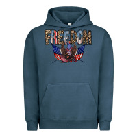 Pigment Midnight Navy freedom Urban Hoodie - RacoonDesign