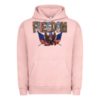 Pigment Salmon freedom Urban Hoodie - RacoonDesign