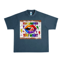 Midnight Navy kiss whoever you want tumbler Urban Heavy Tee - JahusDesignShop