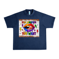 Navy kiss whoever you want tumbler Urban Heavy Tee - JahusDesignShop