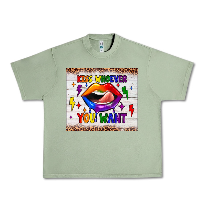 Kiss Whoever You Want Tumbler Urban Heavy Tee by JahusDesignShop | Teevron