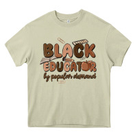 Mossy black educator by popular demand Heavy Core Tee - MaliasSmallBusiness