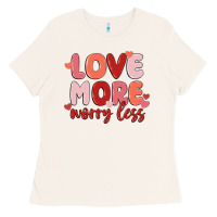 Bone love more worry less Ladies Tee - MaliasSmallBusiness