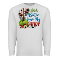 Dove Grey witch better have my candy Premium Sweatshirt - BundleAndBundleShop