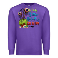 Purple witch better have my candy Premium Sweatshirt - BundleAndBundleShop