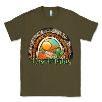 Army Green desert vibes rainbow Classic Tee - JahusDesignShop