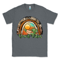Charcoal Heather desert vibes rainbow Classic Tee - JahusDesignShop