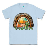 Dusty Blue desert vibes rainbow Classic Tee - JahusDesignShop