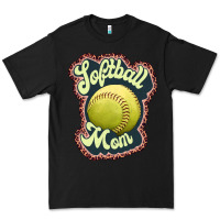 Black softball mom Premium Tee - JahusDesignShop