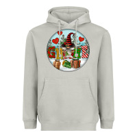 Moon Dust Christmas Gnome Heavyweight Hoodie - FaDigitalArtStudio