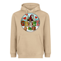 Mushroom Christmas Gnome Heavyweight Hoodie - FaDigitalArtStudio