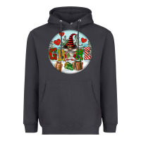 Smoke Christmas Gnome Heavyweight Hoodie - FaDigitalArtStudio