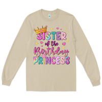 Mushroom sister of the birthday princess Long Sleeve Tee - NancyCooperArtShop