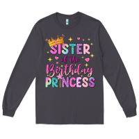 Smoke sister of the birthday princess Long Sleeve Tee - NancyCooperArtShop